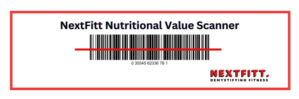 NextFitt Nutritional Value Barcode Scanner, the ultimate tool for simplifying your quest for healthier food choices, Scanner taps into the extensive Food Data Central (FDC) database